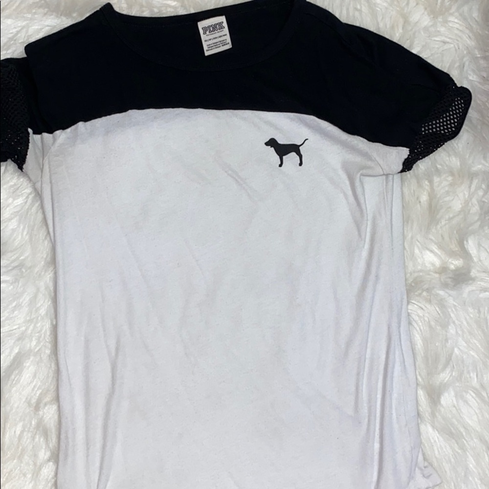 Victoria’s Secret PINK black and white hole design